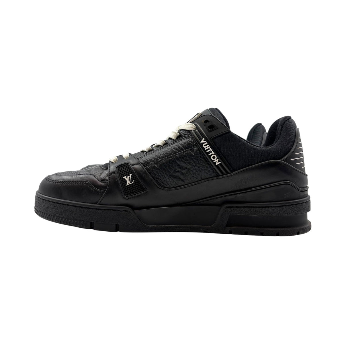 Louis Vuitton Trainer Black Embossed Monogram