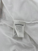 Chrome Hearts Stripe Dagger Logo L/S Tee White
