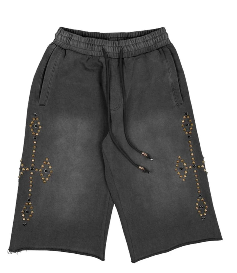 Commons Studios Rivet Sweatshort Black/Gold