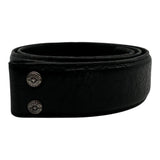 Chrome Hearts Leather Belt Strap Black