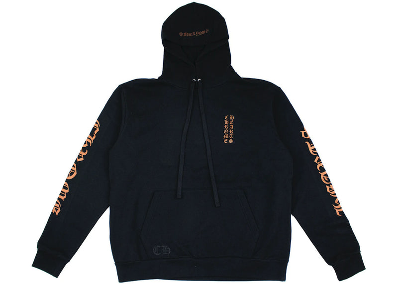 Chrome Hearts Vertical Logo FU Hood Hoodie Black/Brown