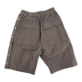 Rick Owens Wide Pusher Shorts Dust
