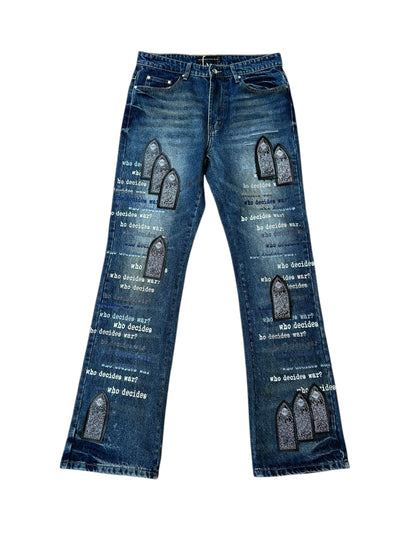 Who Decides War Scripture Jeans