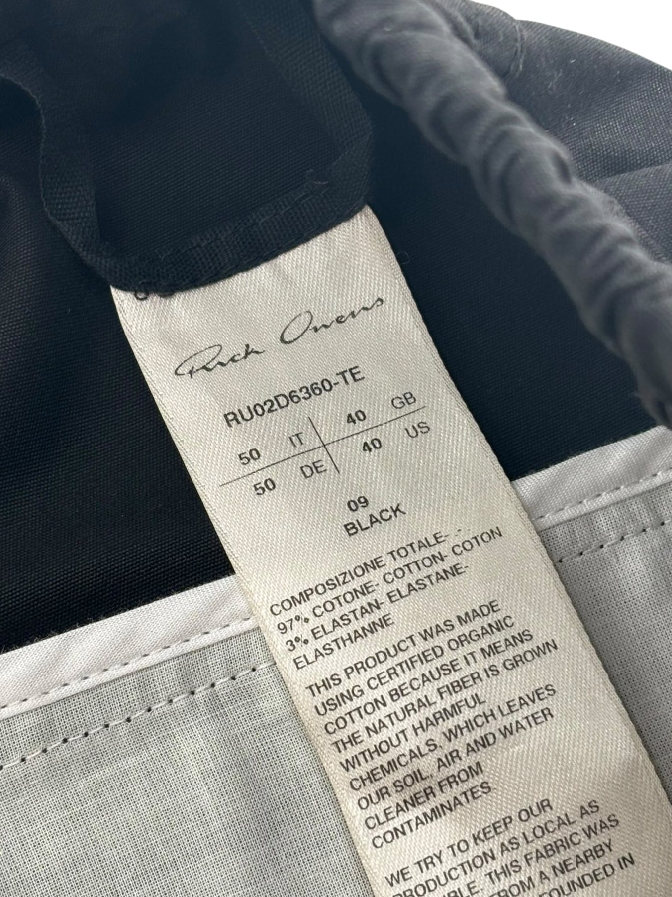 Rick Owens Cargobela Shorts Black