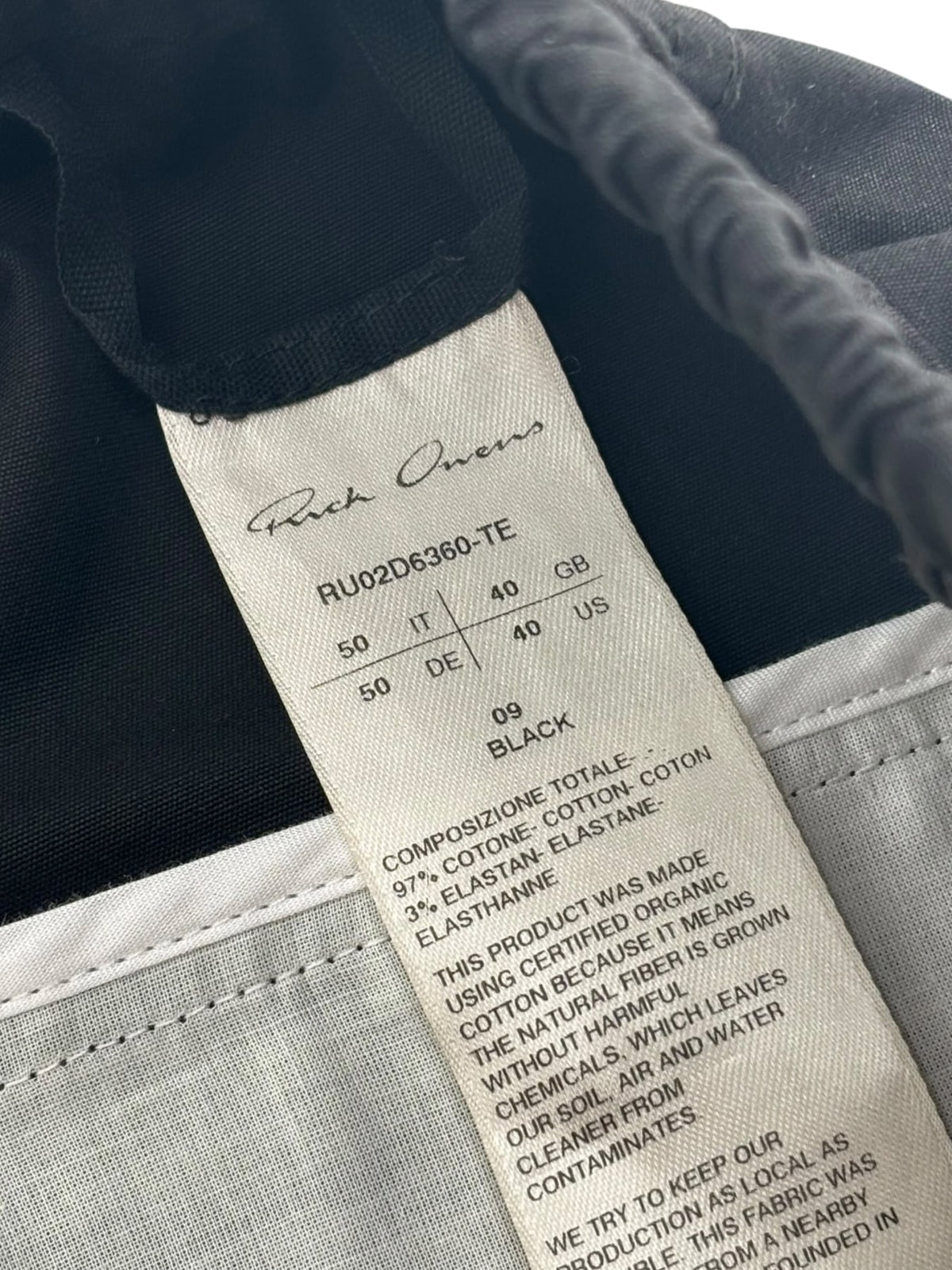 Rick Owens Cargobela Shorts Black