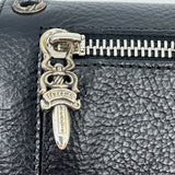 Chrome Hearts Wave Long Wallet Black