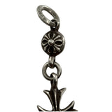 Chrome Hearts Silver Cross Ball Pendant