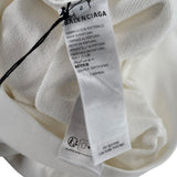 Paris Tropical Round Hoodie Oversized White/pink