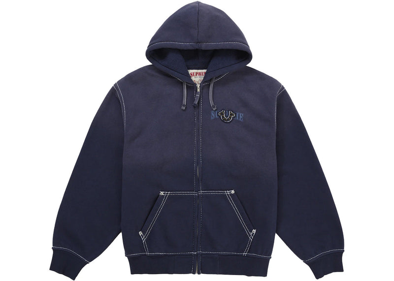 Supreme True Religion Zip Up Hooded Sweatshirt (FW25) Navy