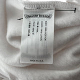 Chrome Hearts Vertical Logo Hoodie White