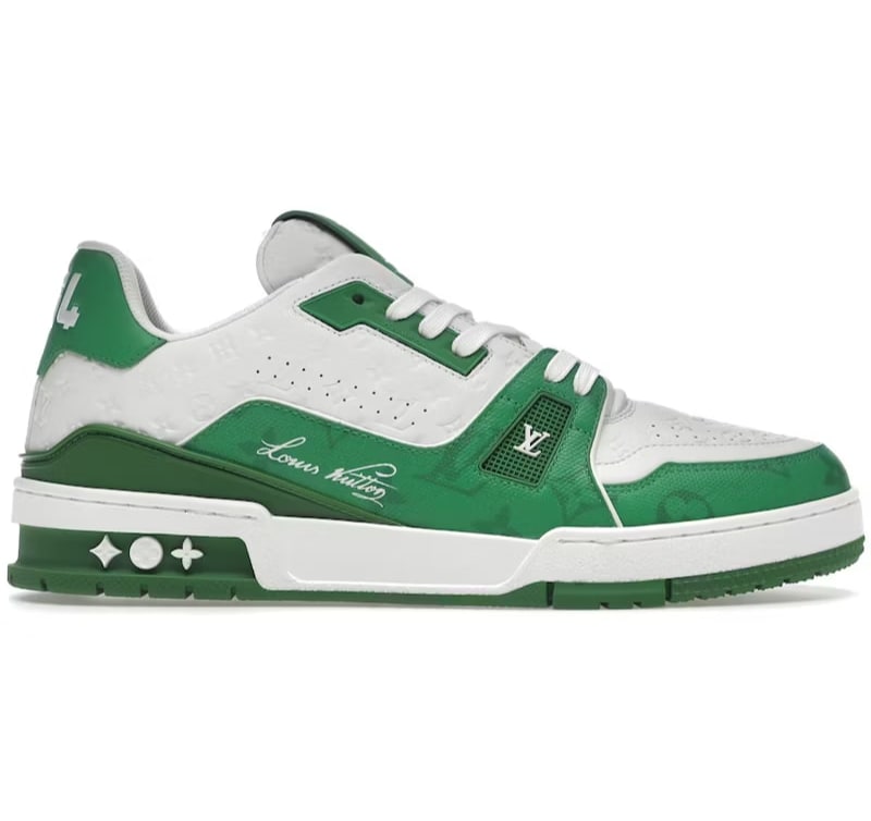 Louis Vuitton Trainer Green White