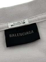 Balenciaga Mirror Logo Tee White