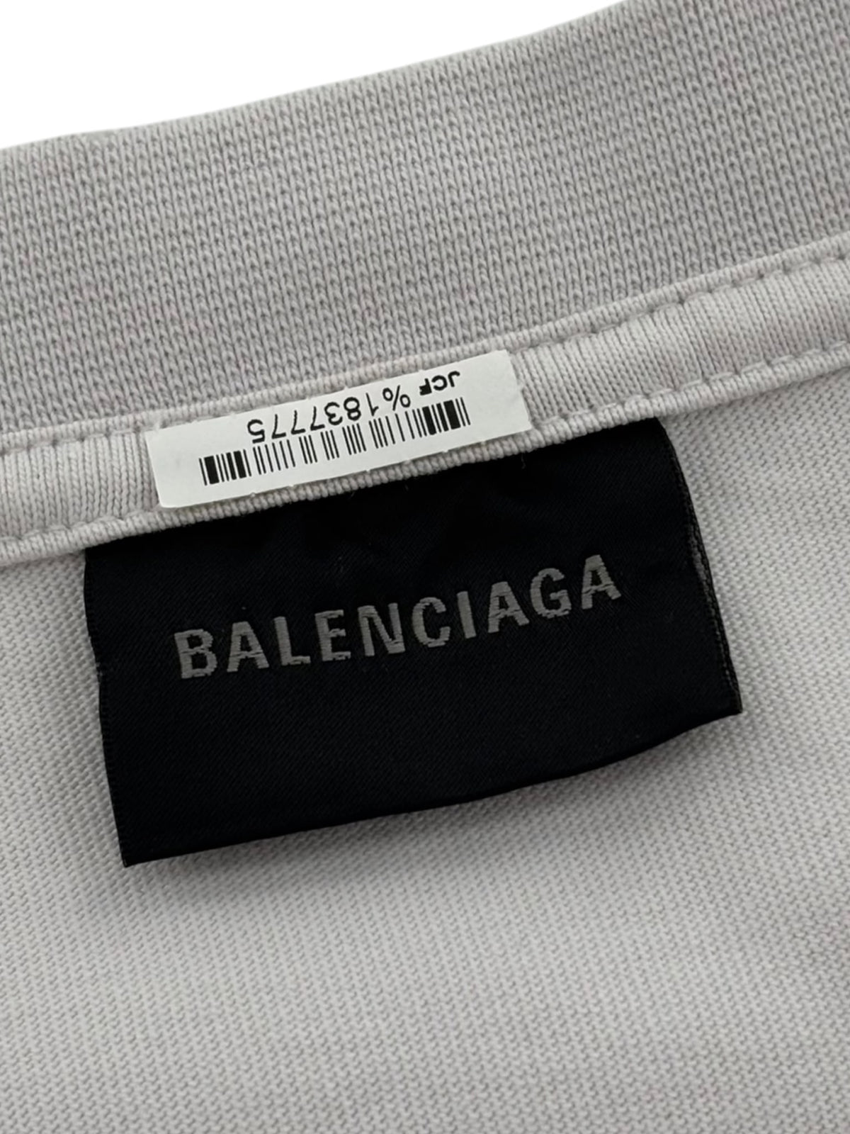 Balenciaga Mirror Logo Tee White