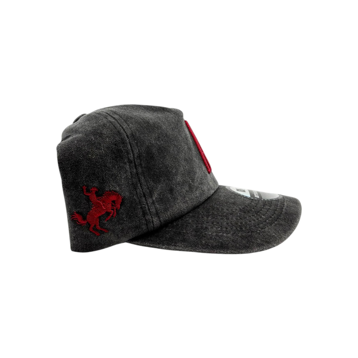 Arriviste Serif A Snapback Hat Washed Black