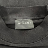Balenciaga Back Flip Logo Tee Black