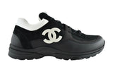 Chanel Low Top Trainer Black White