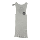 Chrome Hearts Horseshoe Ribbed Tank Top White