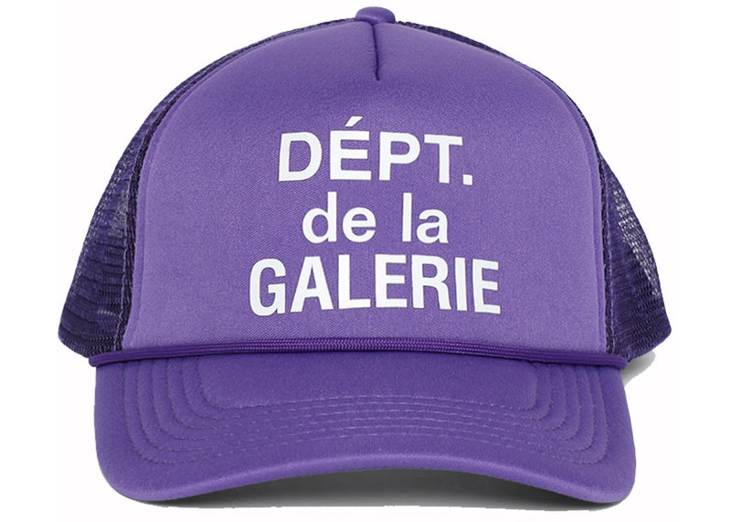 Gallery Dept. French Logo Trucker Hat Flo Purple