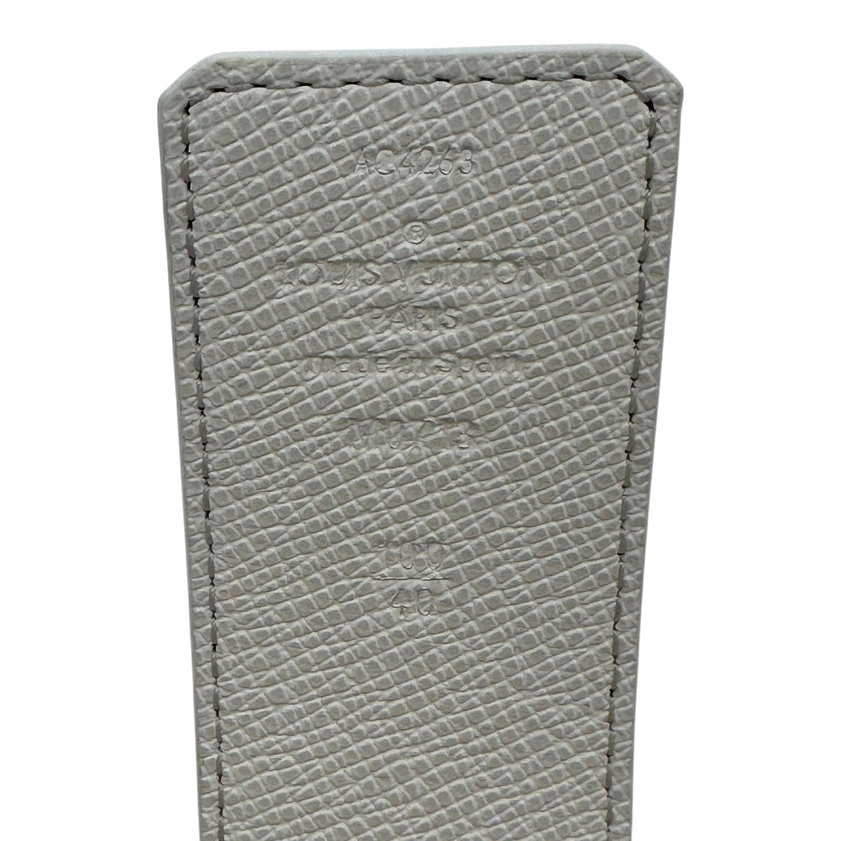 Louis Vuitton LV Initiales Reversible Belt Monogram White