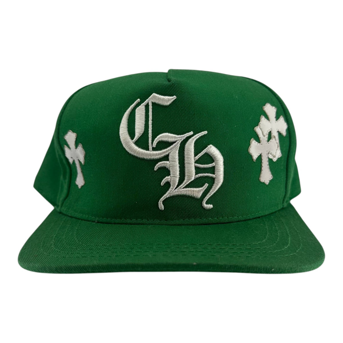 Chrome Hearts Cross Patch Hat Green