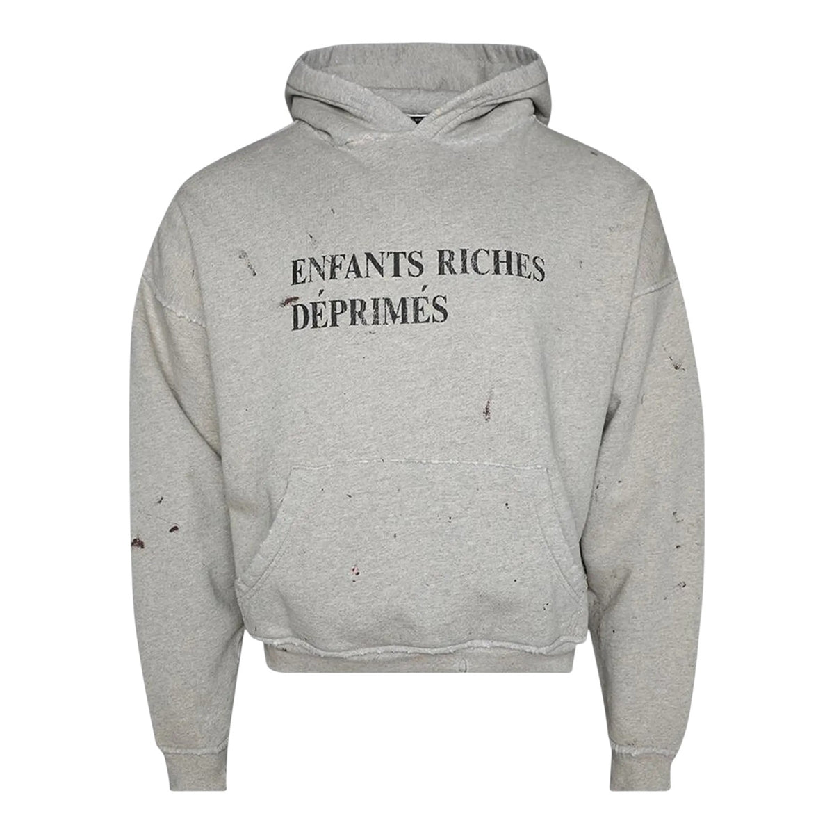 ERD Classic Logo Hoodie Paint Heather Grey