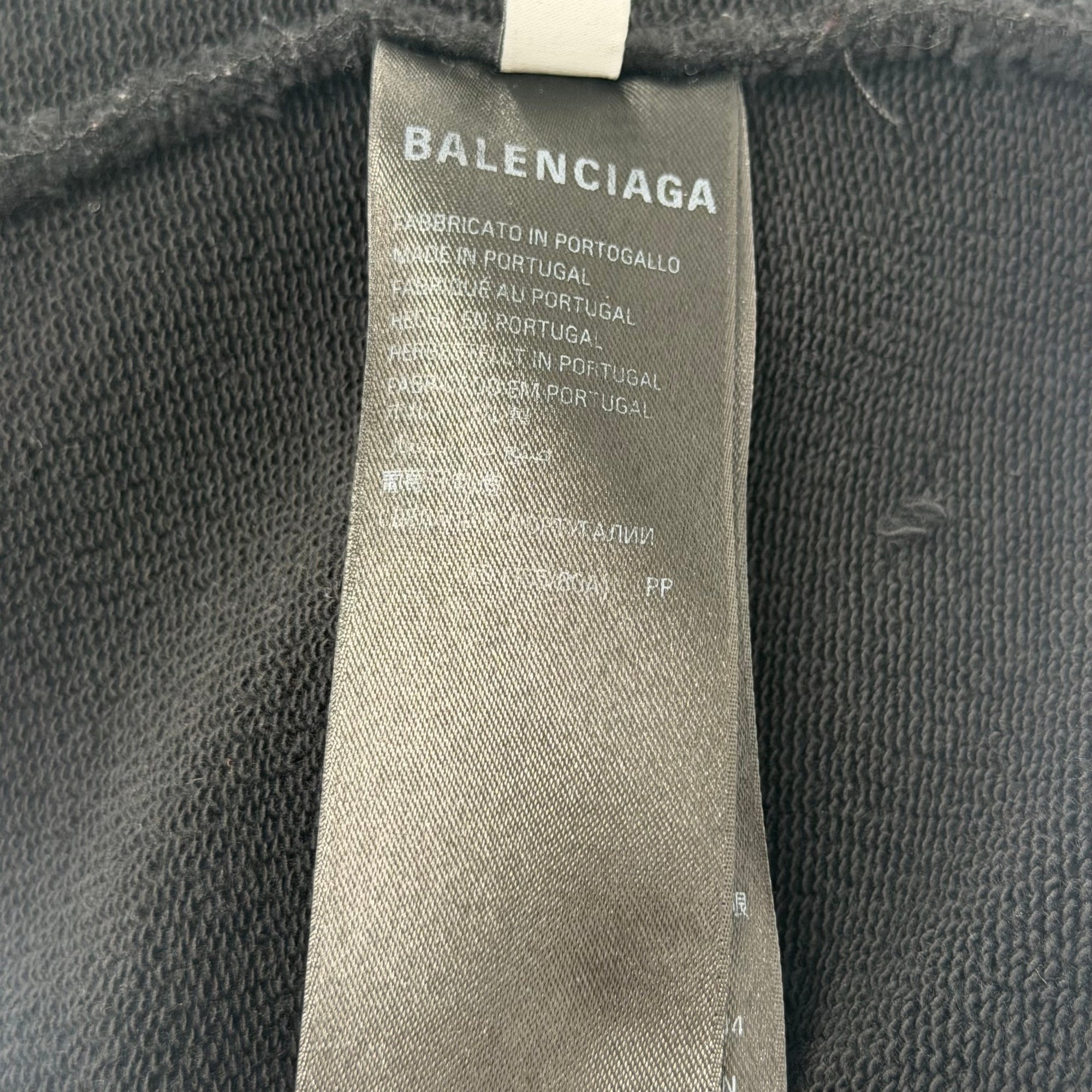 Balenciaga Music Archive Zip Up Black