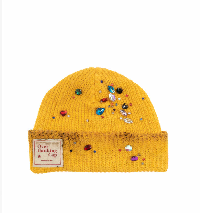 Lemons On Fire Stone Ot Beanie Yellow