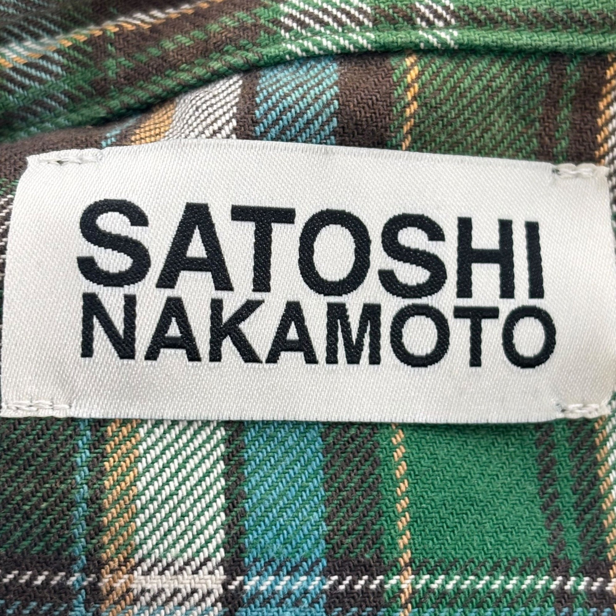 Satoshi Nakamoto Cutoff Flannel Green