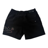 Amiri Logo Studded Drawstring Shorts Black
