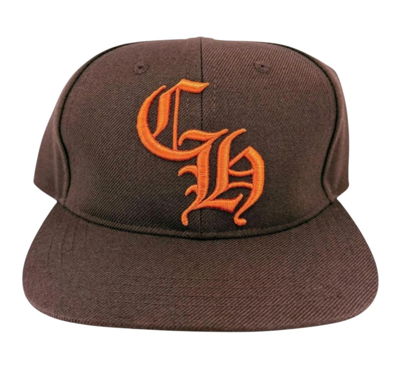 Chrome Hearts CH Baseball Cap Brown/Orange