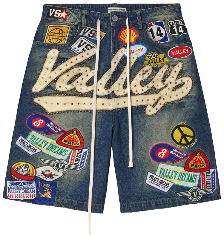 Vale Multi Patch Denim Jorts