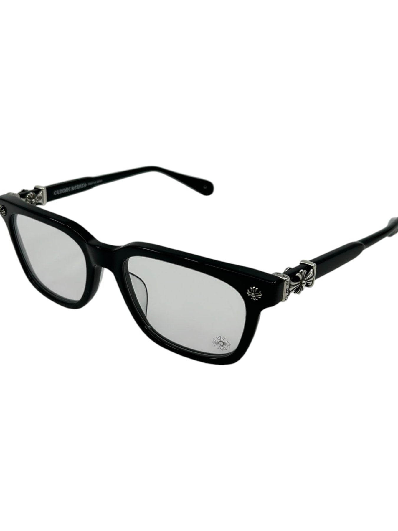 Chrome Hearts Cox Ucker Glasses Black Silver
