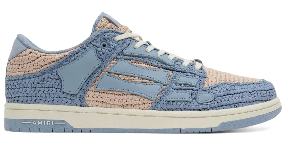 Amiri Woven Sneaker Tan Blue