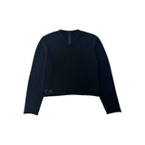Chrome Hearts Rhinestone Hairy Cross Cashmere V-Neck Sweater Black