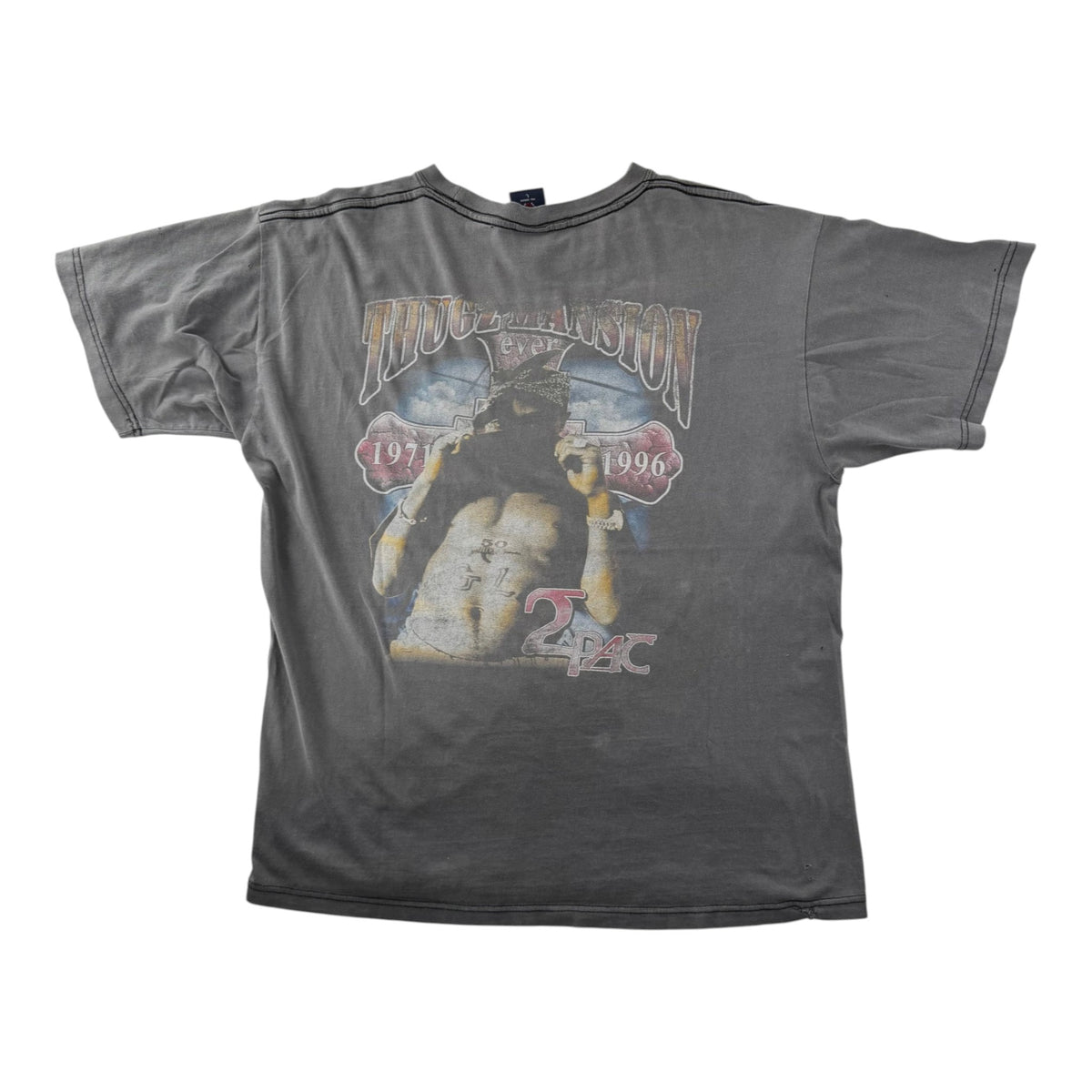 Vintage Tupac Thugz Mansion Tee Grey