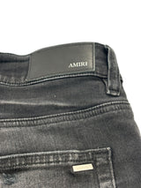 Amiri Multi Logo Patch Denim Black