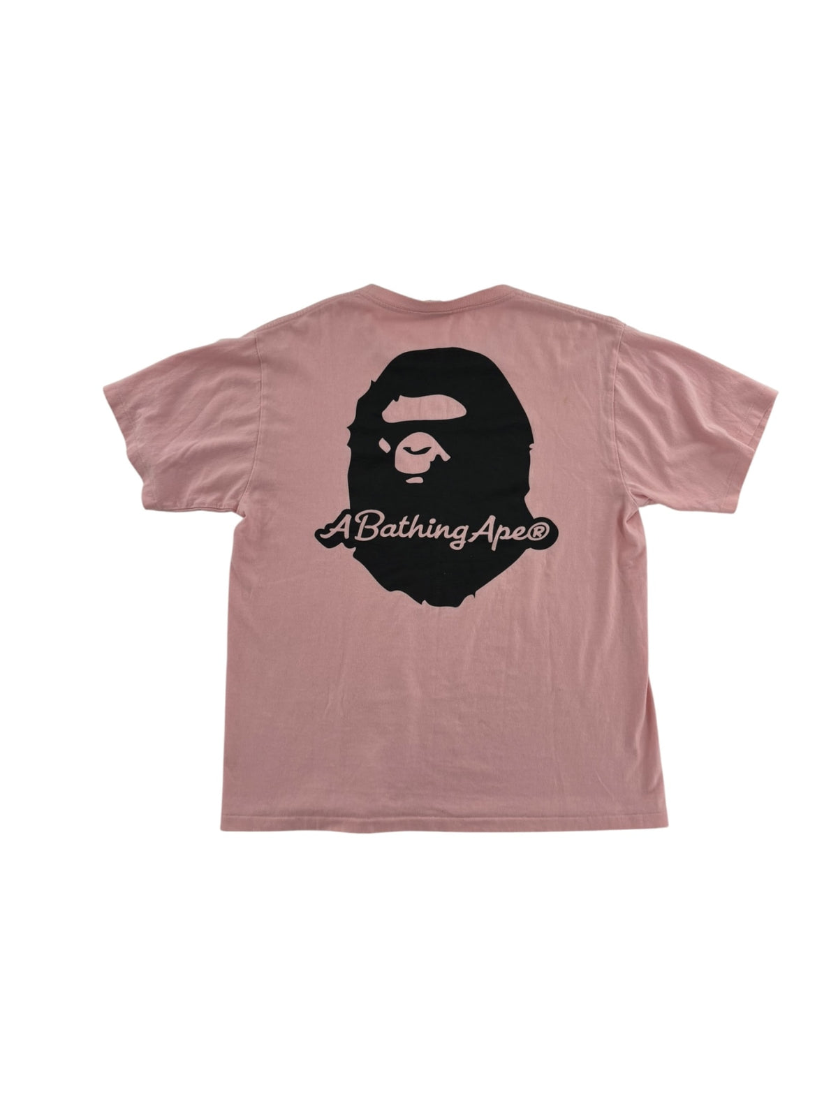 Bape A Bathing Ape Cursive Tee Pink