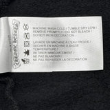 Chrome Hearts Brown Glitter 1988 Vertical Logo Zip Up Hoodie Black