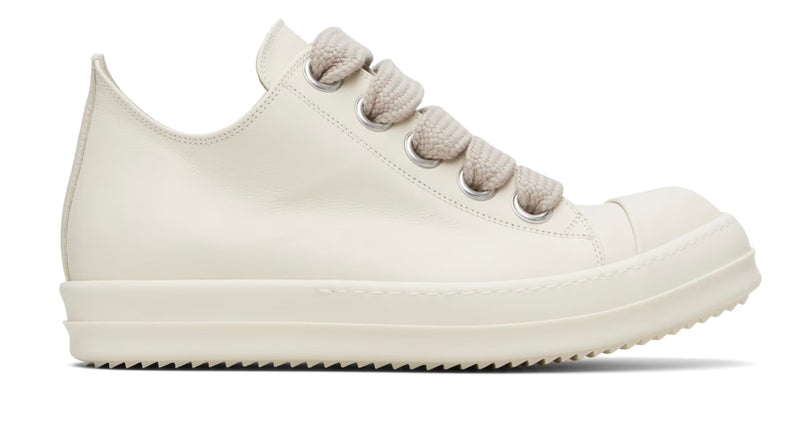 Rick Owens Jumbolace Low Sneaker Milk
