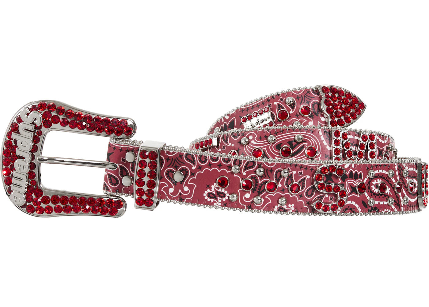 Supreme b.b. Simon Bandana Belt Red