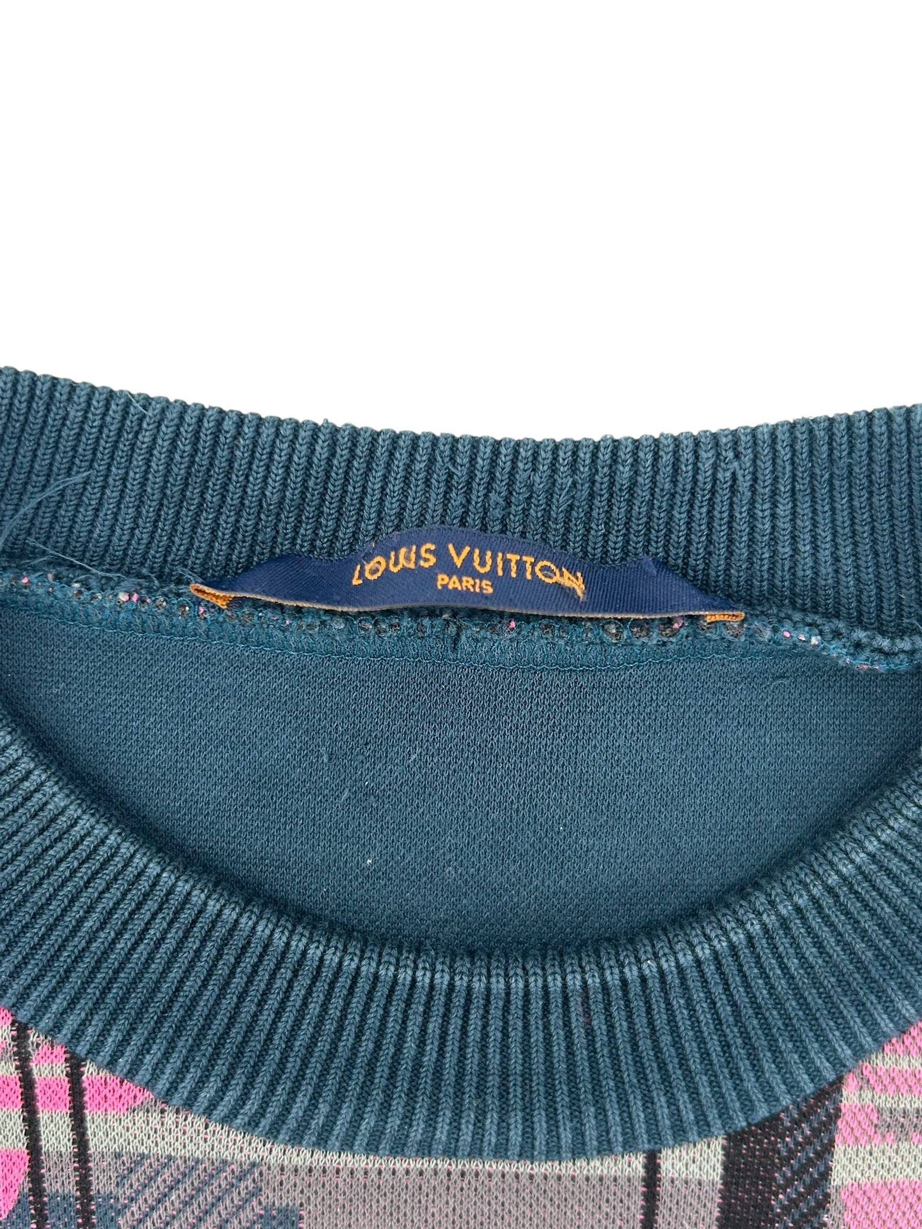 Louis Vuitton Pink Monogram Jacquard Sweater