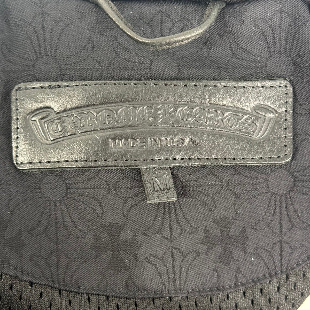 Chrome Hearts Monogram Insulated Coach Jacket Black 