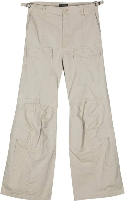 Balenciaga Flare Cargos Khaki