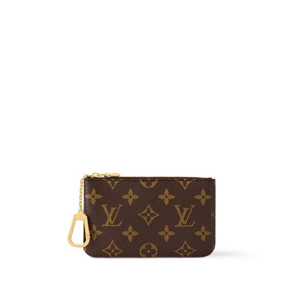 Louis Vuitton Monogram Key Pouch Brown