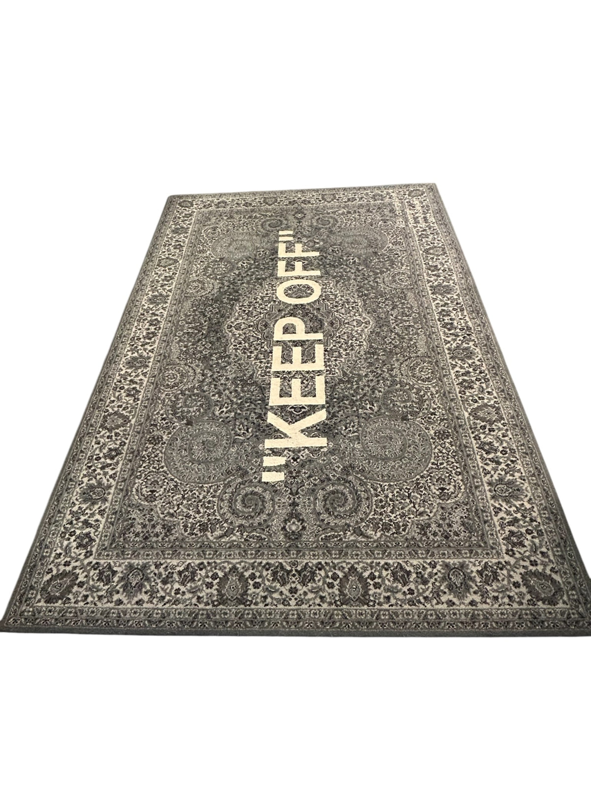 Virgil Abloh x IKEA "KEEP OFF" Rug 200x300 CM Grey/White