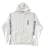 Chrome Hearts Vertical Logo Hoodie White