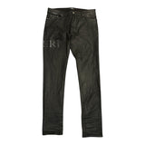 Amiri Waxed Skinny Jean Black Leg Patch
