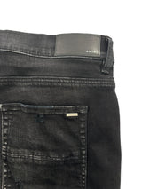 AMIRI MX1 Bandana Destroyed Skinny Fit Jeans Black/Brown