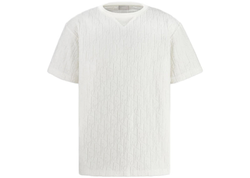 Dior Oversized Oblique Tee White