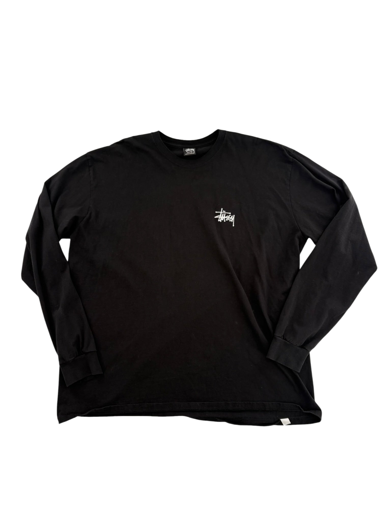 Stussy Logo Longsleeve Black